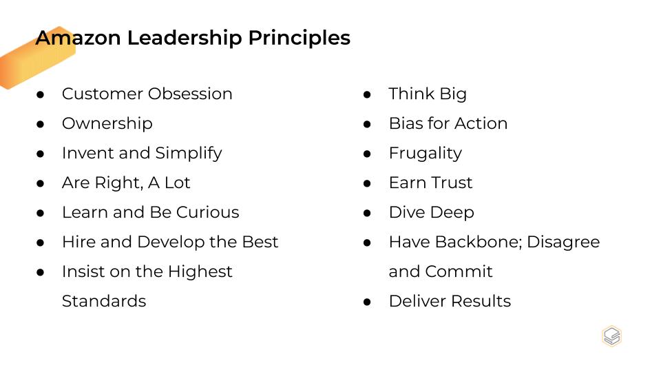 Amazon's Core Values: Leadership Principles | Skooldio Blog - Tech Giants: How culture shapes the way they do things