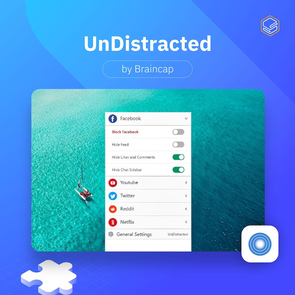 undistracted chrome extension