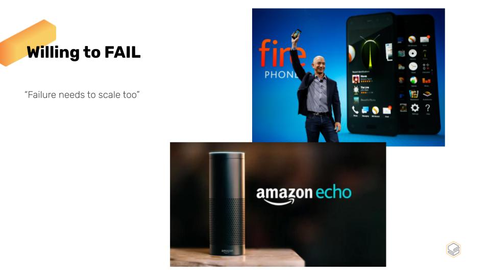 Amazon's Core Values: Willing To Fail | Skooldio Blog - Tech Giants: How culture shapes the way they do things